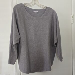 Milano Heather Gray Ribbed Top